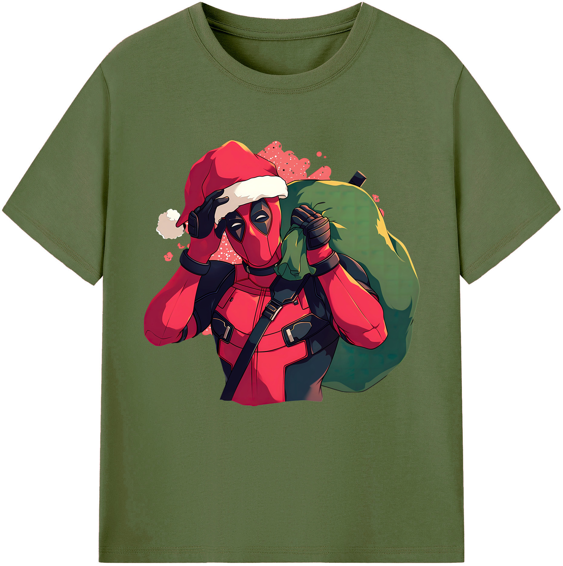 （画像用） Deadpool デッドプール 綿100％半袖Tシャツ（フロントプリント）